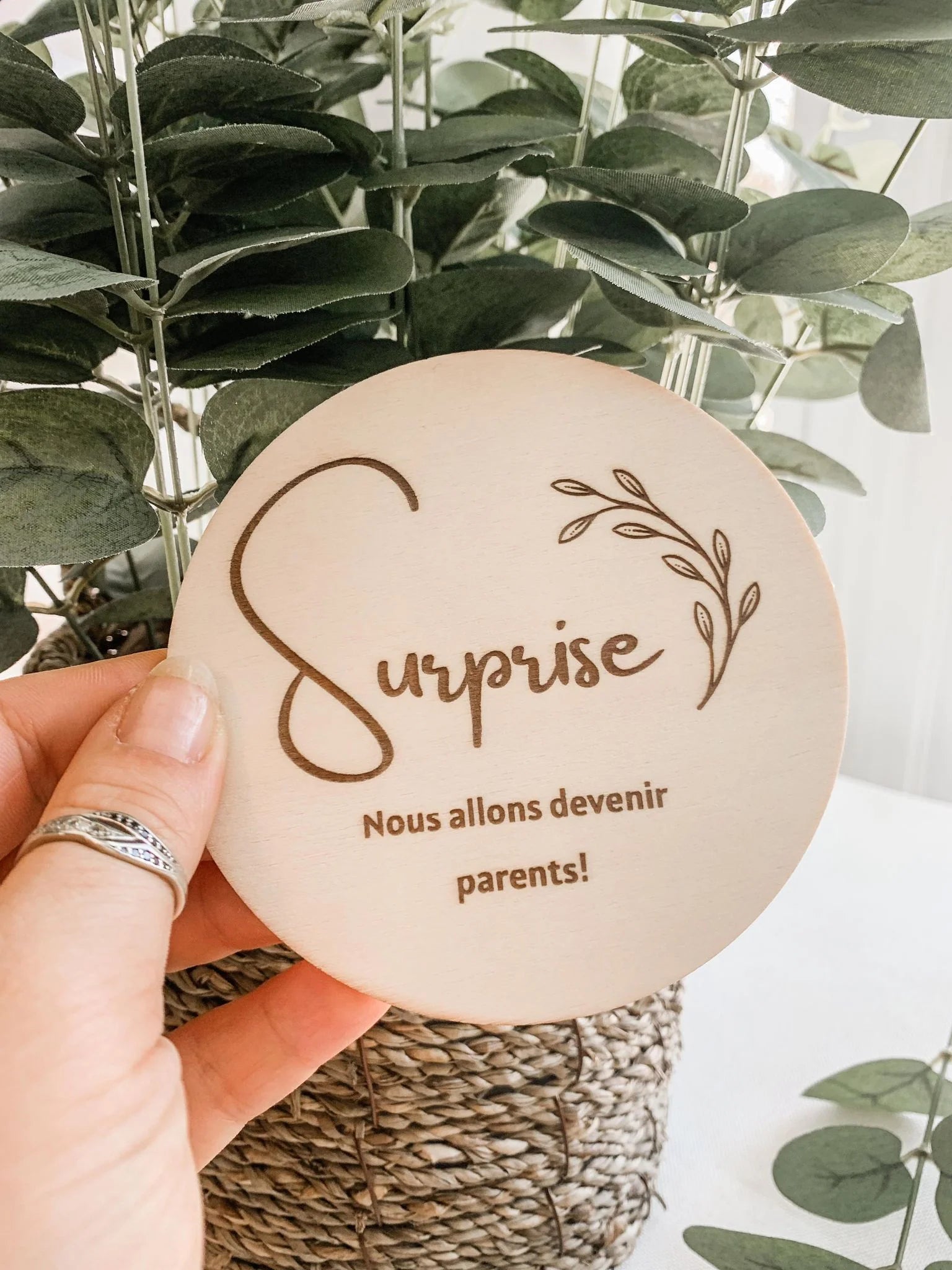 Surprise nous allons devenir parents !