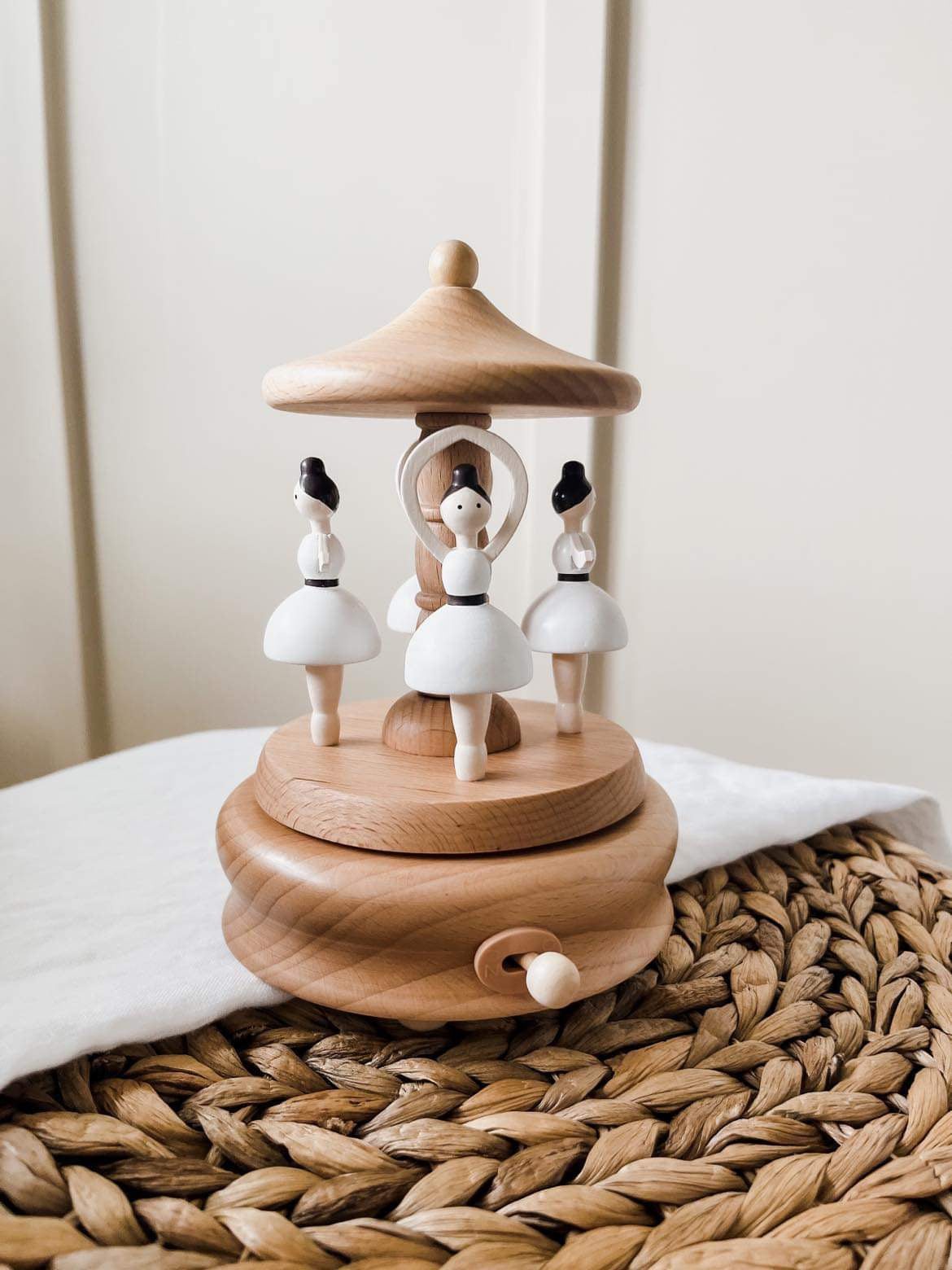 Boîte  musique en bois Carrousel Ballerine