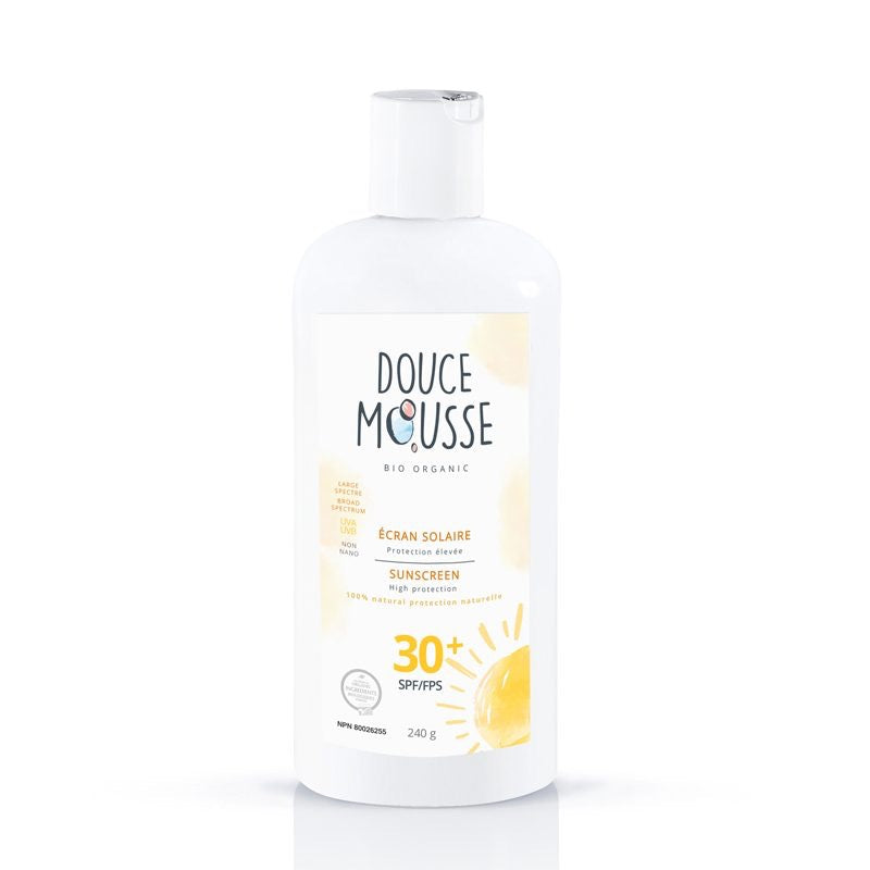 Écran solaire Douce Mousse 100% naturel