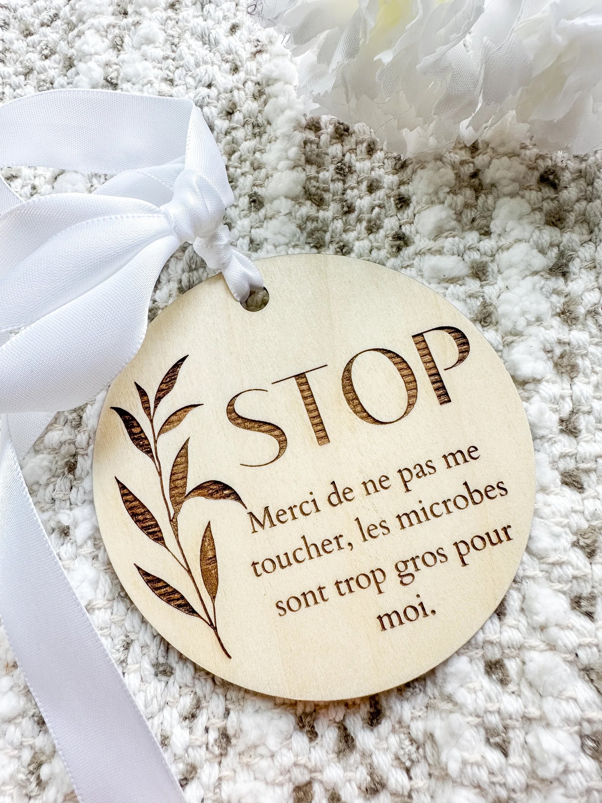 Affiche: STOP ne pas me toucher