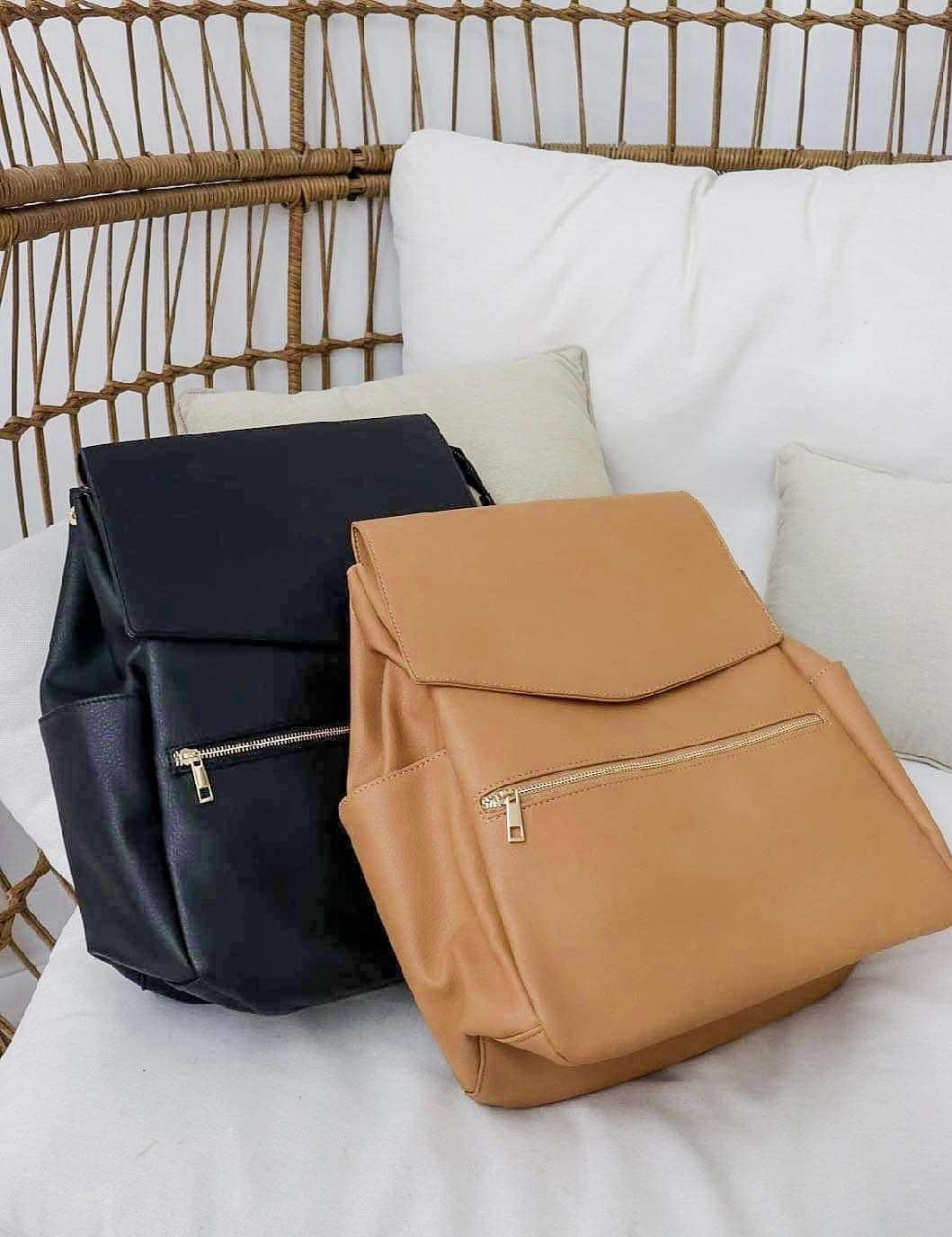 Vegan Leather Diaper Bag