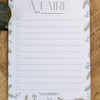 November Stationery 