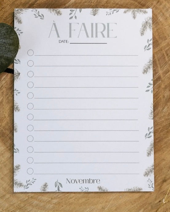 November Stationery 