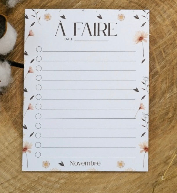 November Stationery 