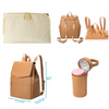 Vegan Leather Diaper Bag